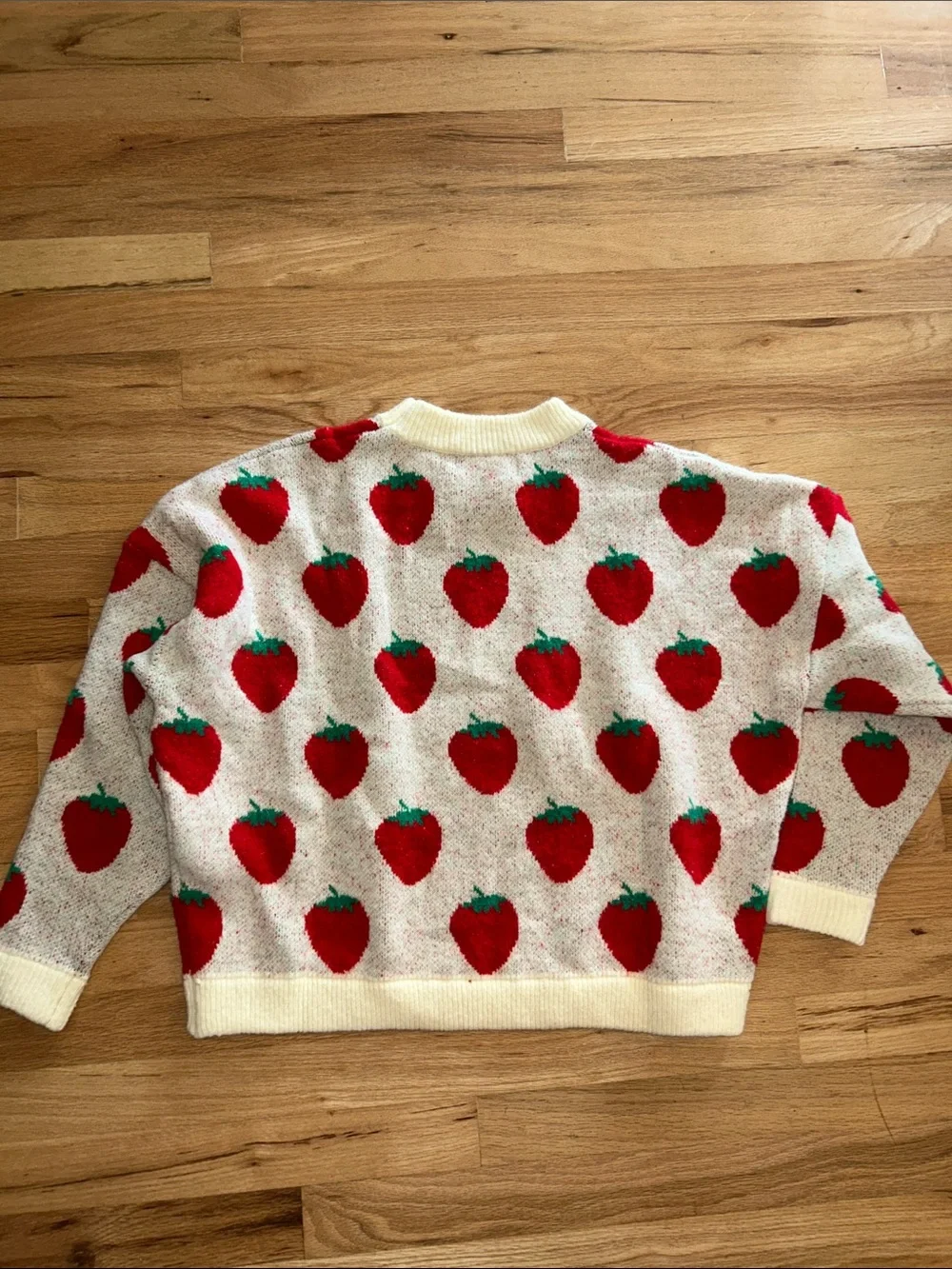 Lisa Says Gah Ella Strawberry Sweater